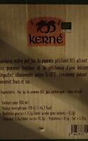 Jus de pomme pétillant bio