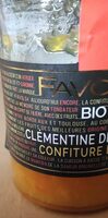 Clementines de france confiture extra BIO