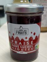 Fraise sans sucre ajoute