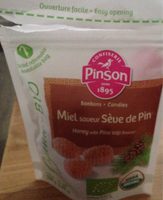 Bonbons candies miel saveur sève de pin