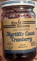 Les fruitées Myrtille Cassis Cranberry