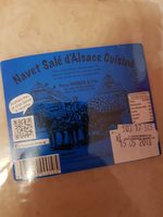 Navet salé d'Alsace cuisiné
