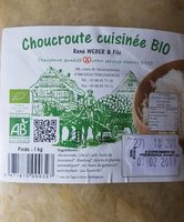 Choucroute cuisinée bio