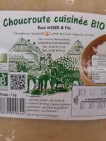 Choucroute cuisiné bio