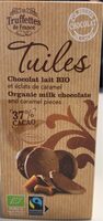 Tuiles chocolat lait bio