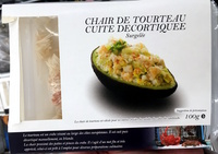 Chair de tourteau cuite décortiquée surgelée
