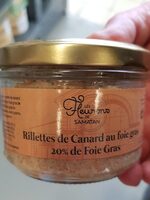 Rillettes de canard au foie gras