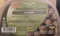 Olive Verte Cassée Au Basilic,