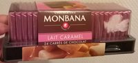 Lait Caramel 24 carrés de chocolat