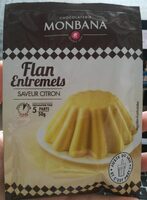 Flan entremets saveur citron
