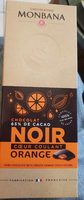 Chocolat noir coeur coulant orange