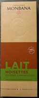 Chocolat au lait noisettes