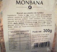 Biscuit aux pépites de myrtilles