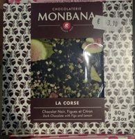 La Corse Chocolat noir, Figues et Citron