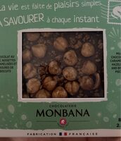 Chocolat au lait noisettes caramelisées