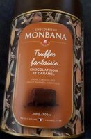 Truffes fantaisie noir caramel
