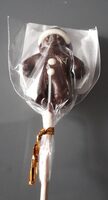 Sucette chocolat noir