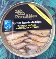 Sprats fumés de Riga Thym et arôme de citron