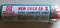 Nem Chua Sõ (Porc fermenté long)
