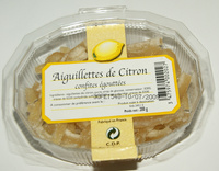 Aiguillettes de citron confites égouttées