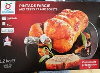 Pintade farcie aux cèpes et aux bolets