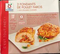 2 Fondants de Poulet Farcis aux Légumes Cuisinés