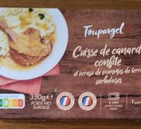 Cuisse de canard confite et écrasé de pommes de terre