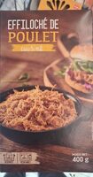 Effiloché de poulet cuisiné