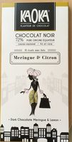 Chocolat Noir Meringue Citron Il était une fois.