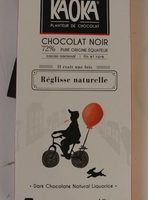 Kaoka chocolat noir reglisse