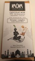 Chocolat noir 72%