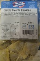 Ravioli ricotta epinards