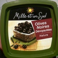 Olives Noires Dénoyautées Nature