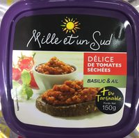 Tomates séchées basilic & ail Mille et un Sud