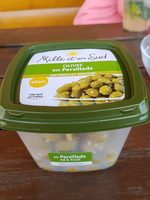 Olives en Persillade entières et douces ail et persil