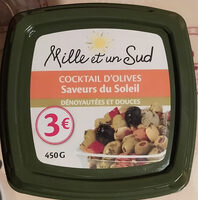 Cocktail d'olives Saveurs du Soleil Dénoyautées et Douces