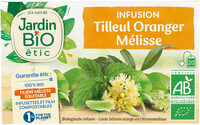 Infusion tilleul oranger mélisse détente
