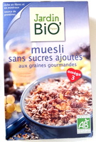 Muesli sans sucres ajoutés aux graines gourmandes