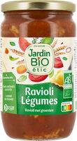Pâtes farcies aux légumes à la sauce tomate bio