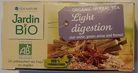 Infusion Digestion légère Jardin Bio