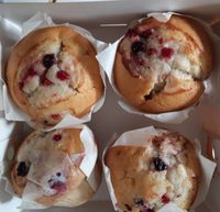 Muffin fruits du jardin