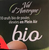 Oeufs bio de poules