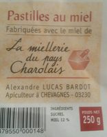 Pastilles au miel