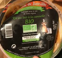 Riz au lait à la cannelle bio