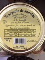Riz au lait à la vanille