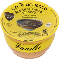 Riz au lait de Normandie à la Vanille