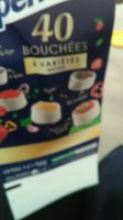 Bouchées fromage lait pasteurisé 6 variétés, 31% de MG, APERIVRAIS, 40unités