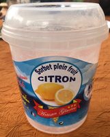 Sorbet plein fruit