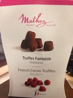 Schokoladentrüffel Mit Himbeeren 250G Truffes Fantaisie, Creation Mathez