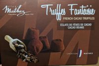 Truffes Fantaisie éclats de fèves de cacao